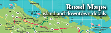 Virgin Islands Road Maps