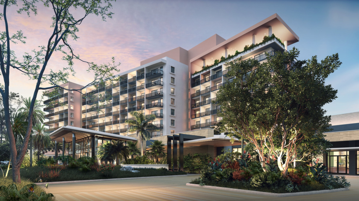 Completed Hotel Indigo Rendering: Hotel Indigo Grand Cayman will provide an upper midscale brand experience